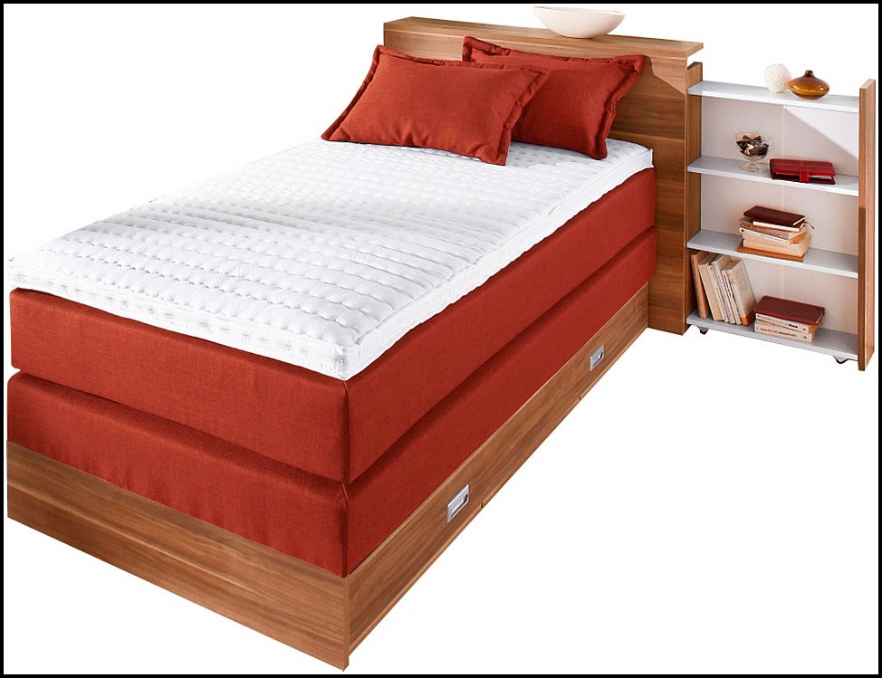 ikea bed with boxspring and mattress
